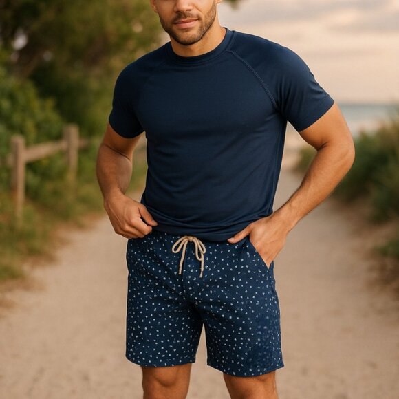 BILLABONG PLATINUM X SUNDAYS Hybrid Board Shorts 34 L Swim Surf Trunks Inseam 9" - Picture 1 of 9